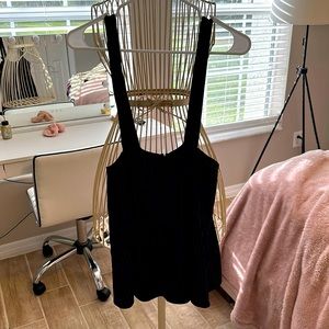 Girls suspender-overall dress